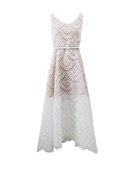 A-Line Eyelet Dress