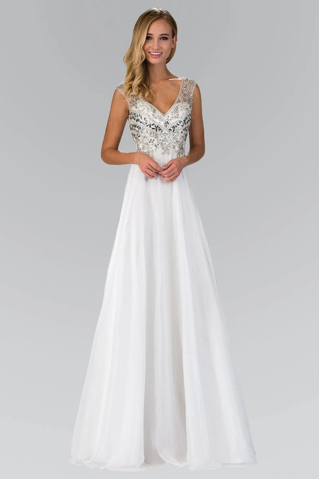 A-Line Long Wedding Dress