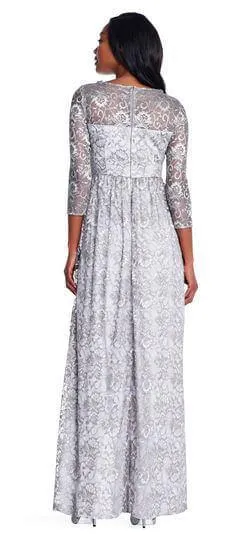 Adrianna Papell AP1E203486 Long Formal Long Sleeve Party Dress