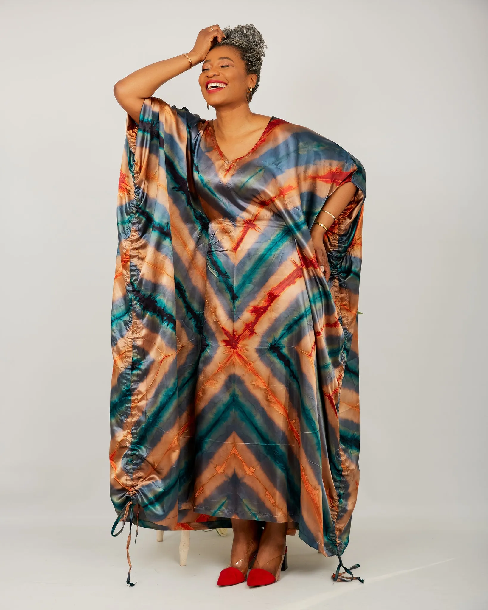 African Kaftan Boubou Bubu Maxi Dress - Urika