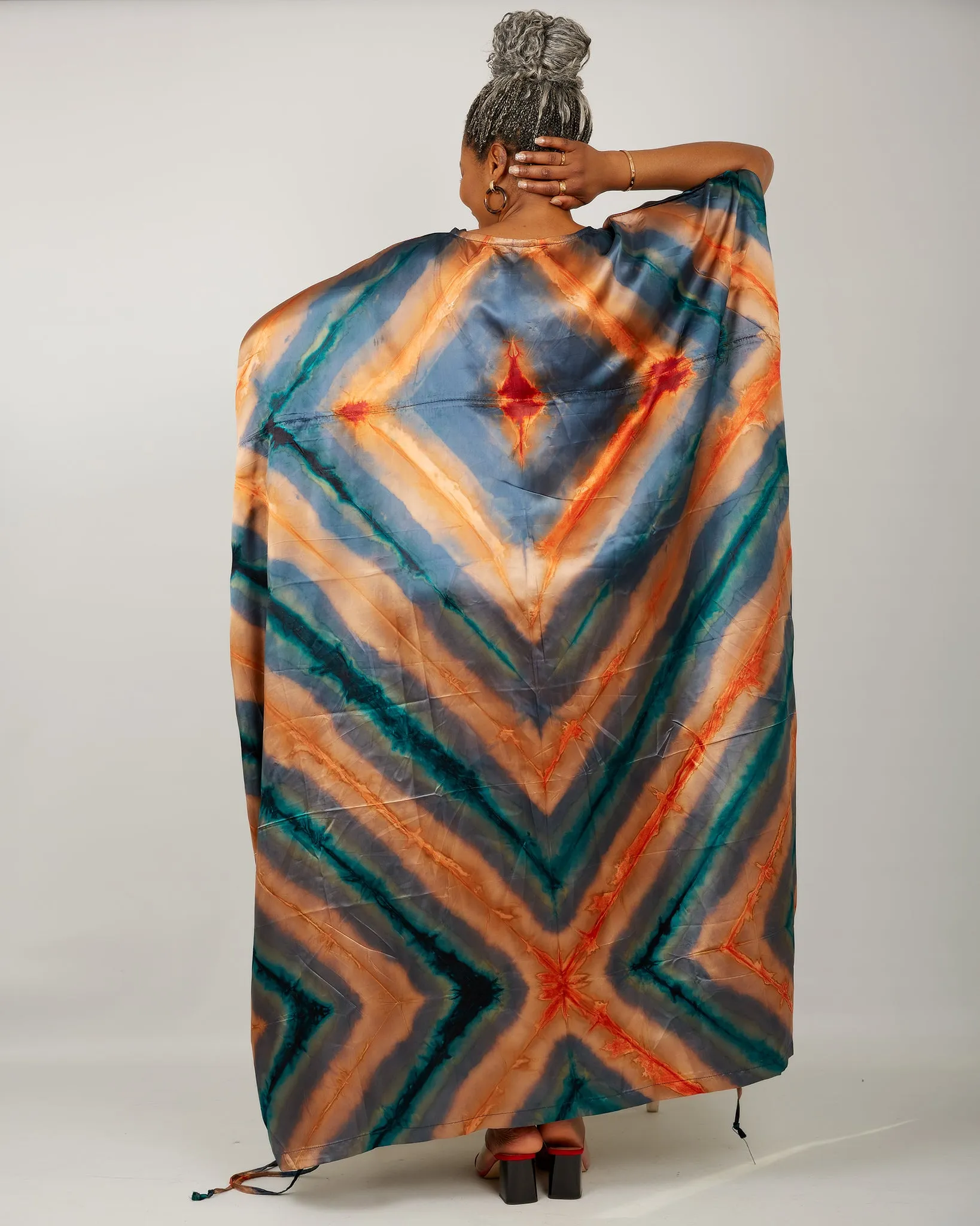 African Kaftan Boubou Bubu Maxi Dress - Urika