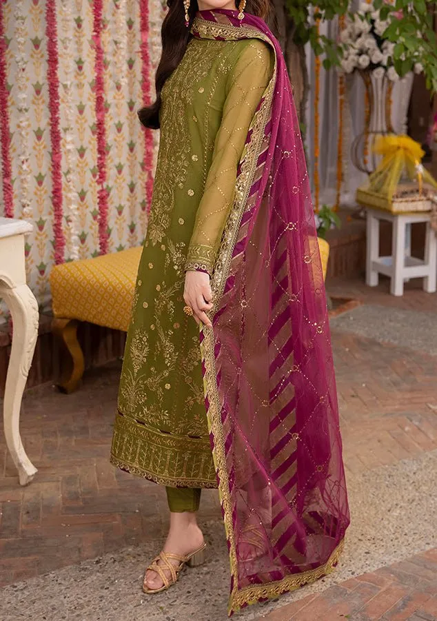 Asim Jofa Jag Mag Pakistani Chiffon Dress