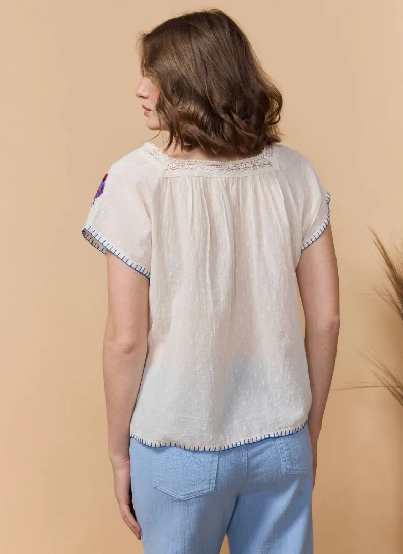 Atmosfere Embroidery Top