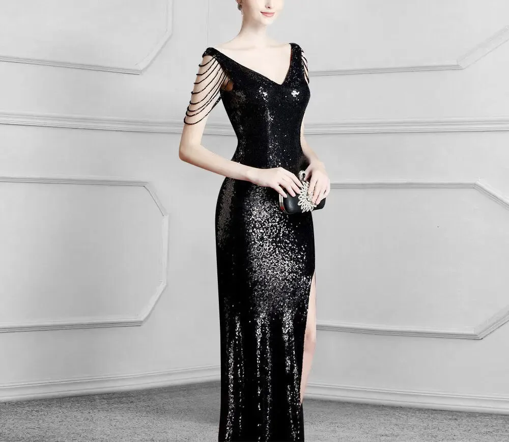 Belinda Elegant Sequins Mermaid Evening Dress