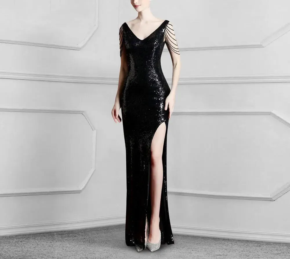 Belinda Elegant Sequins Mermaid Evening Dress