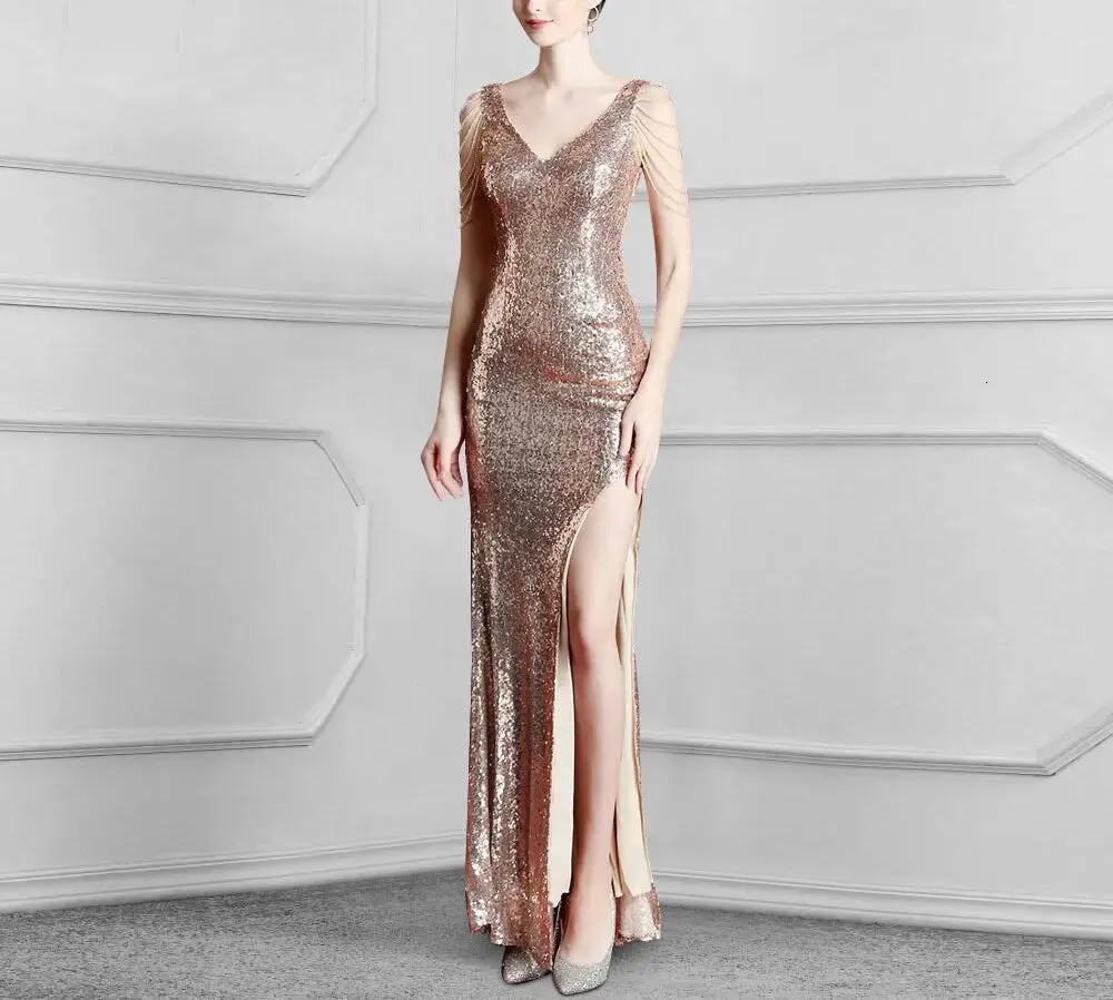 Belinda Elegant Sequins Mermaid Evening Dress