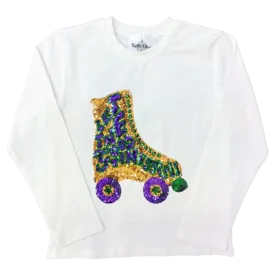 Belle Cher Sequin Top - Mardi Gras Skate