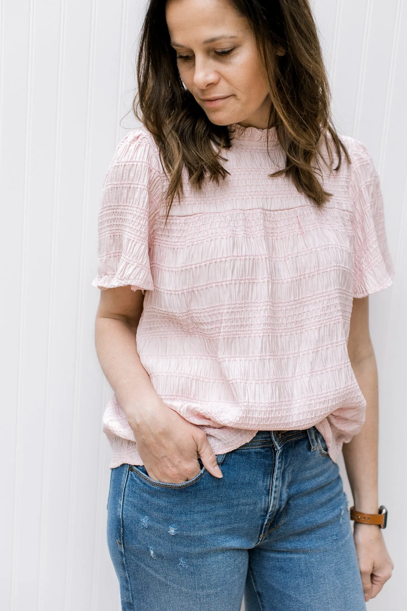 Blush Details Top