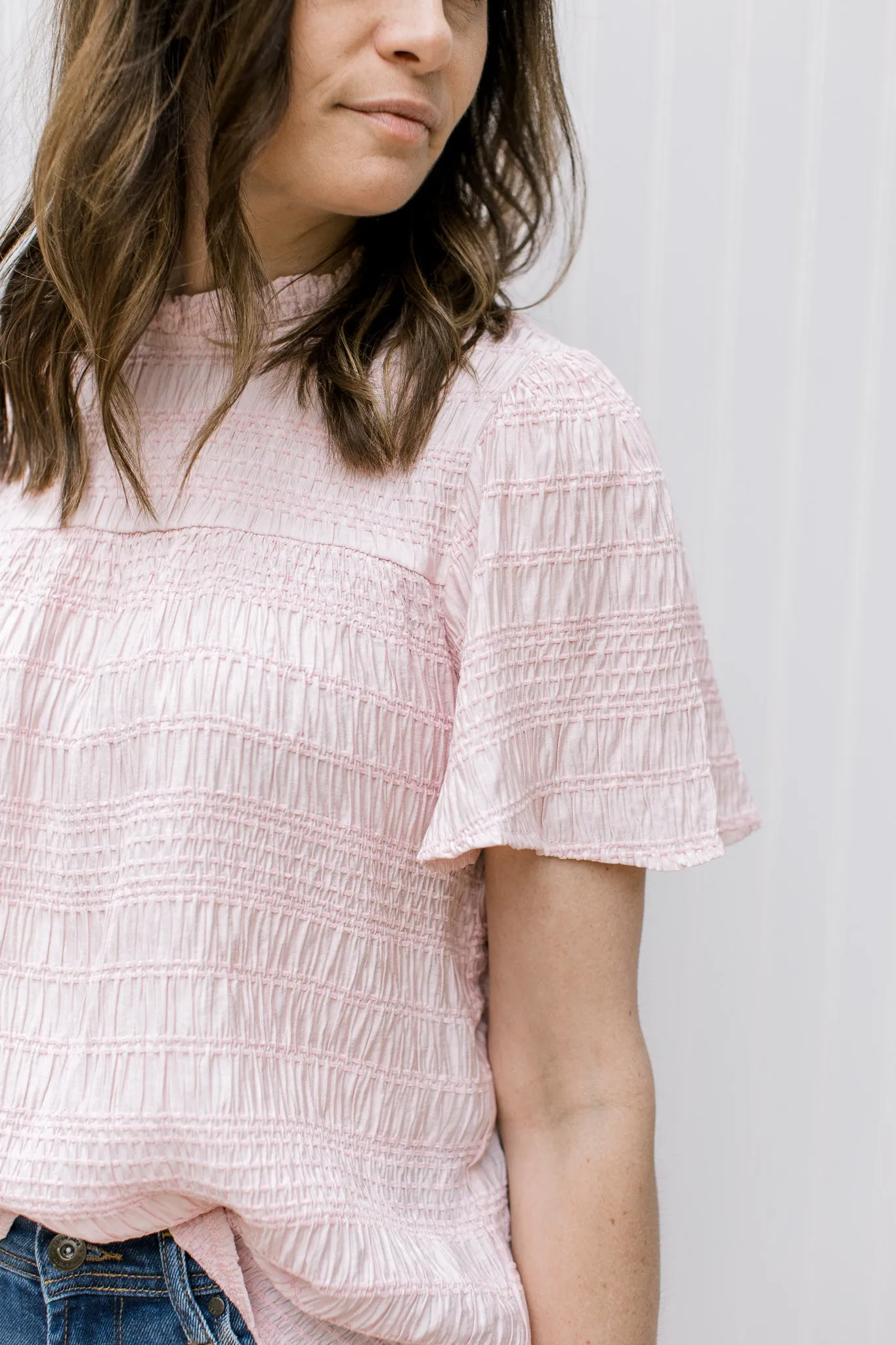 Blush Details Top