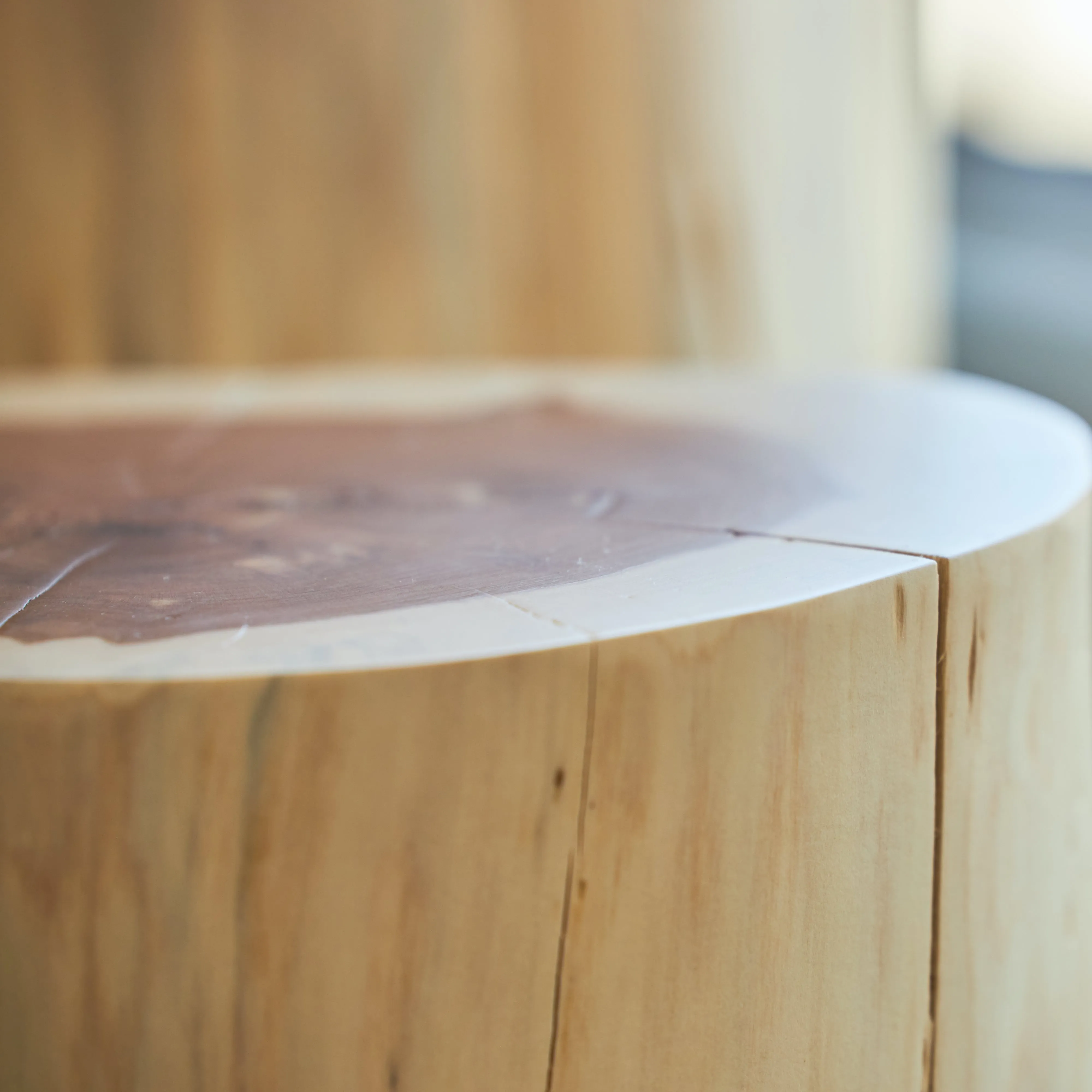 Cedar Stump Side Table