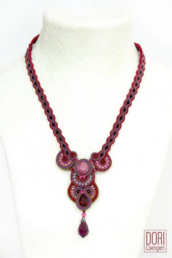 Cerise Drop Necklace