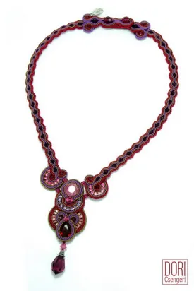 Cerise Drop Necklace