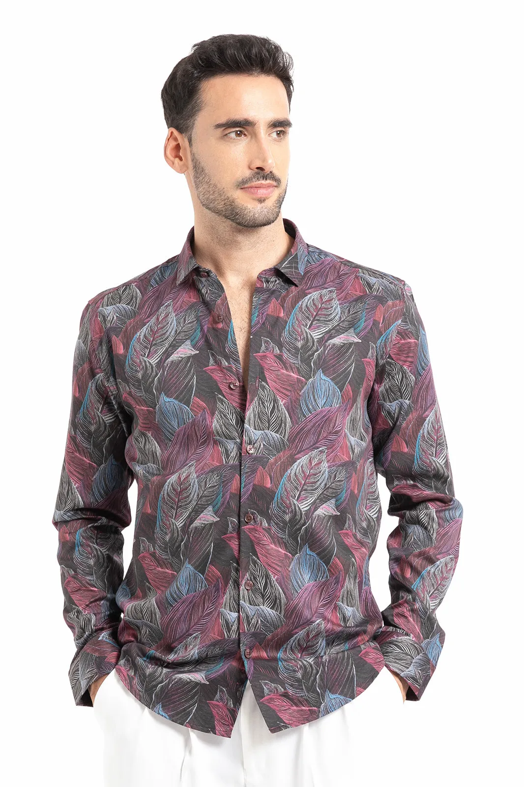 Clematis Floral Print Shirt