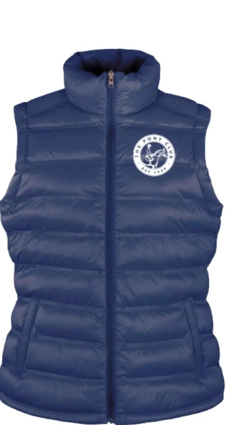 Cotswold Vale Pony Club Unisex Padded Gilet