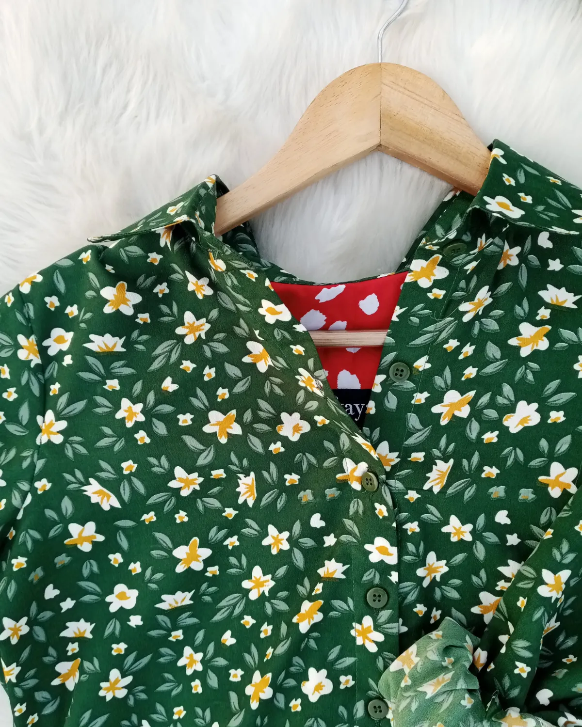 Dancing Daisies Floral Printed Shirt