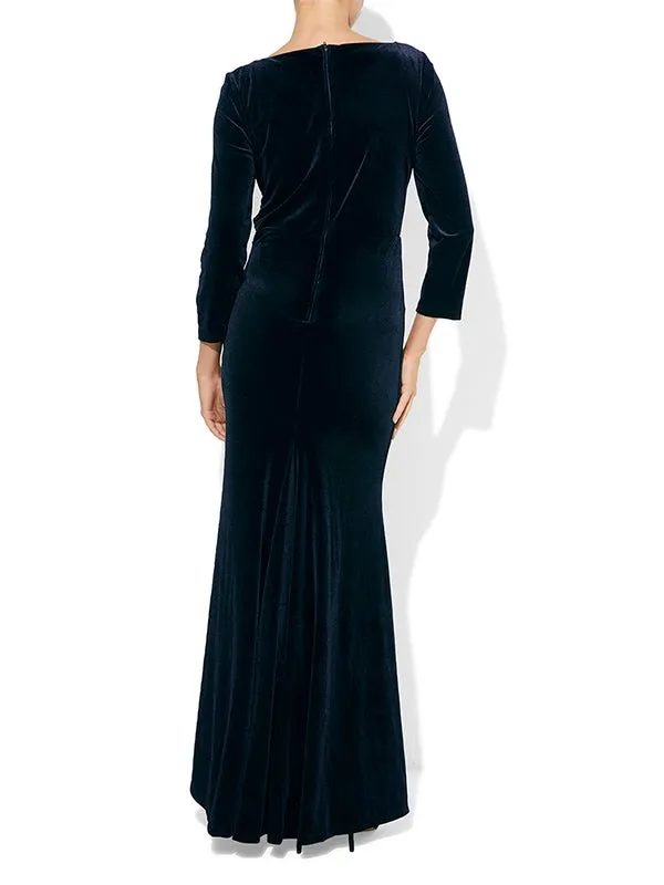 Elva Navy Gown