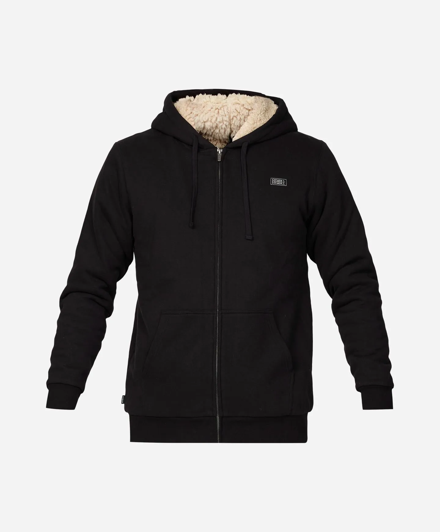 Fifty Two Sherpa Zip Hoodie - Black