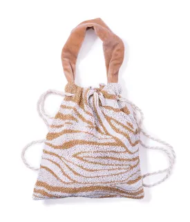 Gala Bag in Tan Zebra