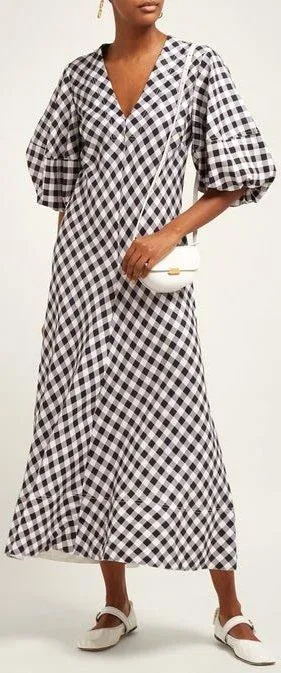 'Georgie' Puff Sleeve Dress