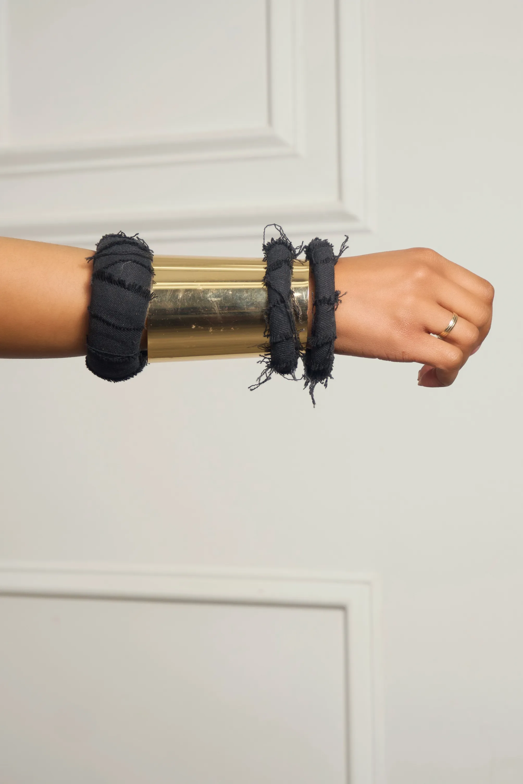 Golden Black Bracelet stack