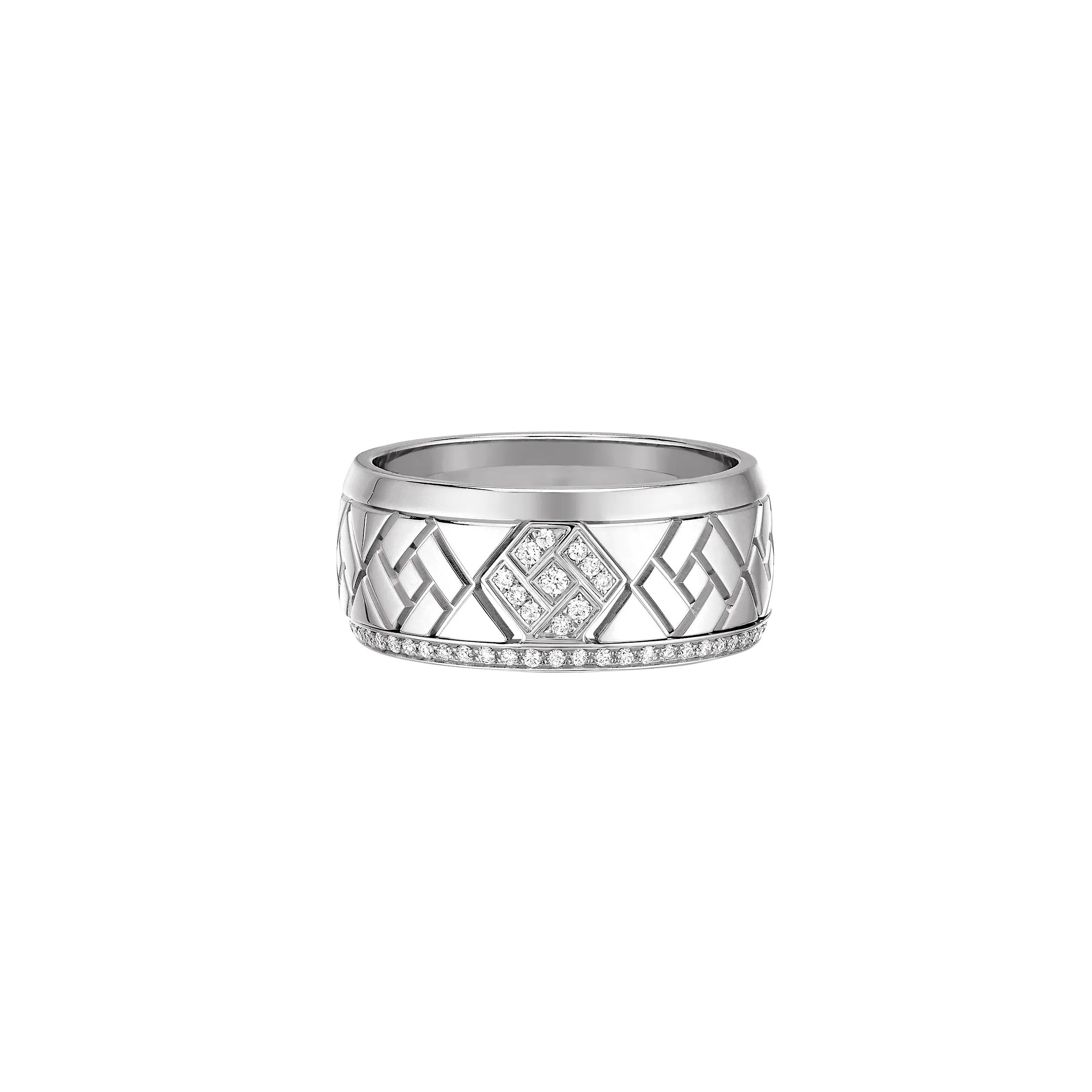 Grafik - White Gold and Diamond Ring Small Model