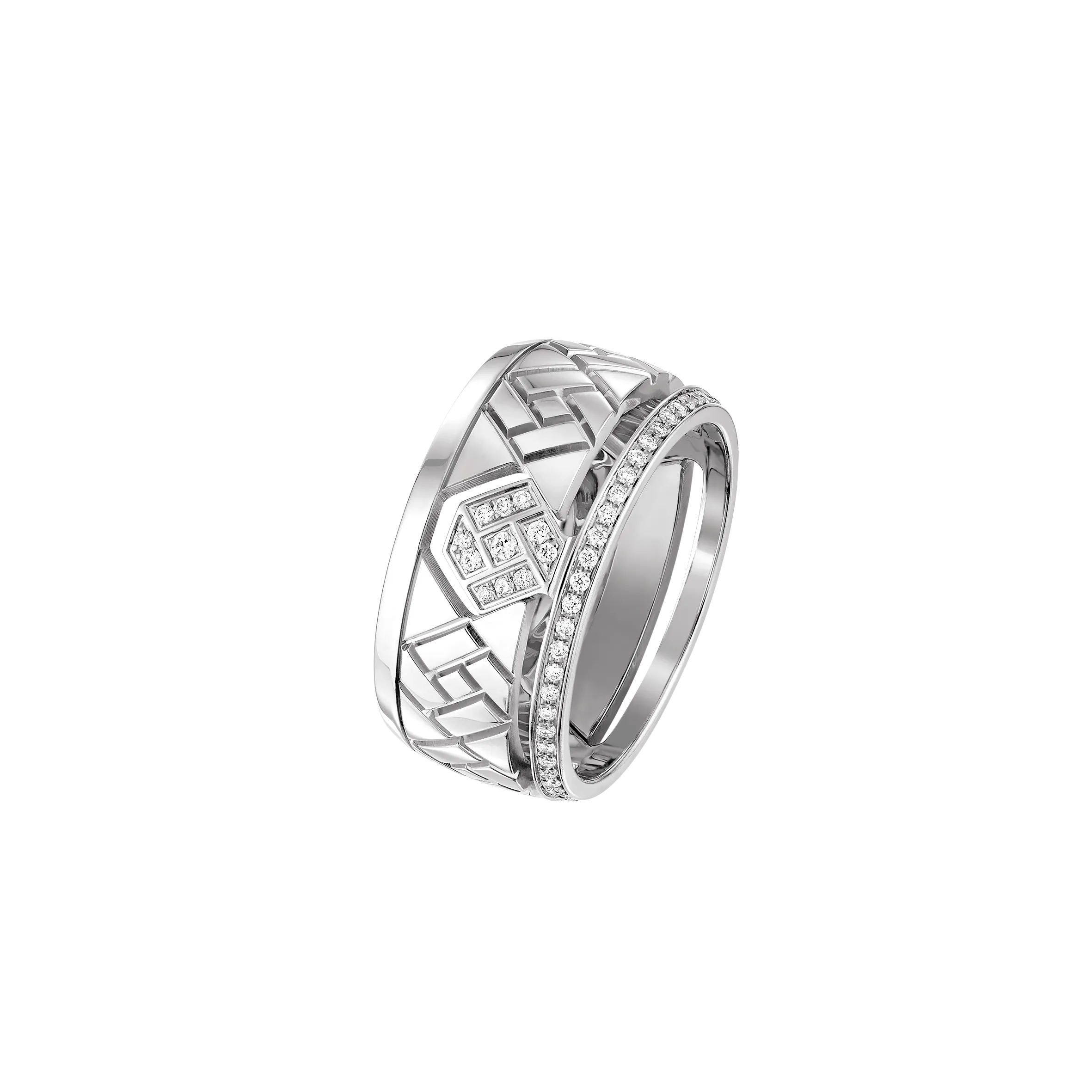 Grafik - White Gold and Diamond Ring Small Model