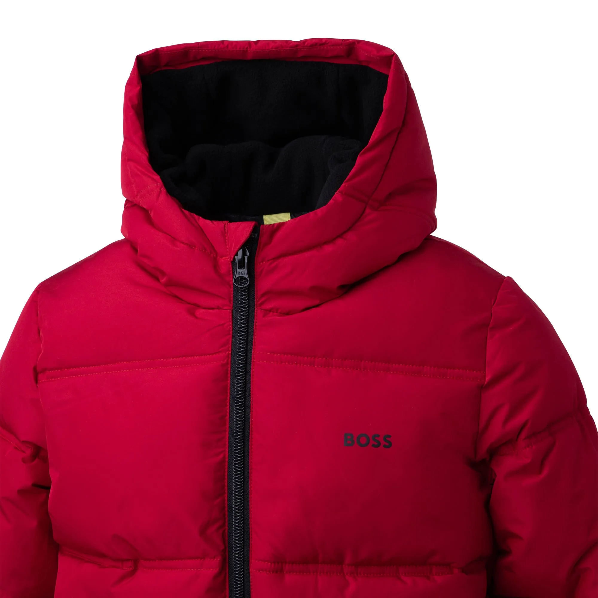 Hugo Boss Boys Puffer Winter Jacket _Red J26488-99C