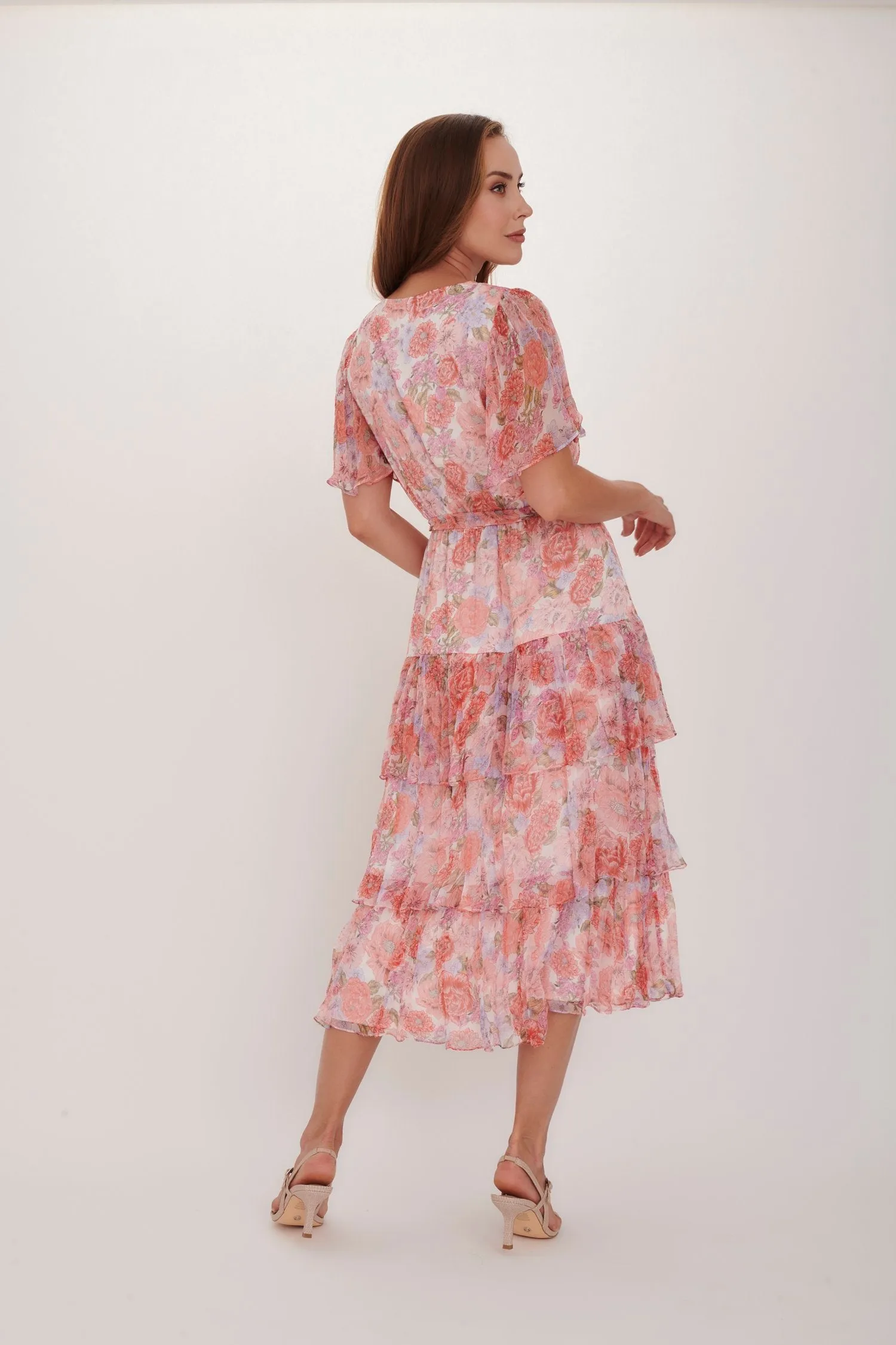 Kamare Sasha Dress - Pink Meadow