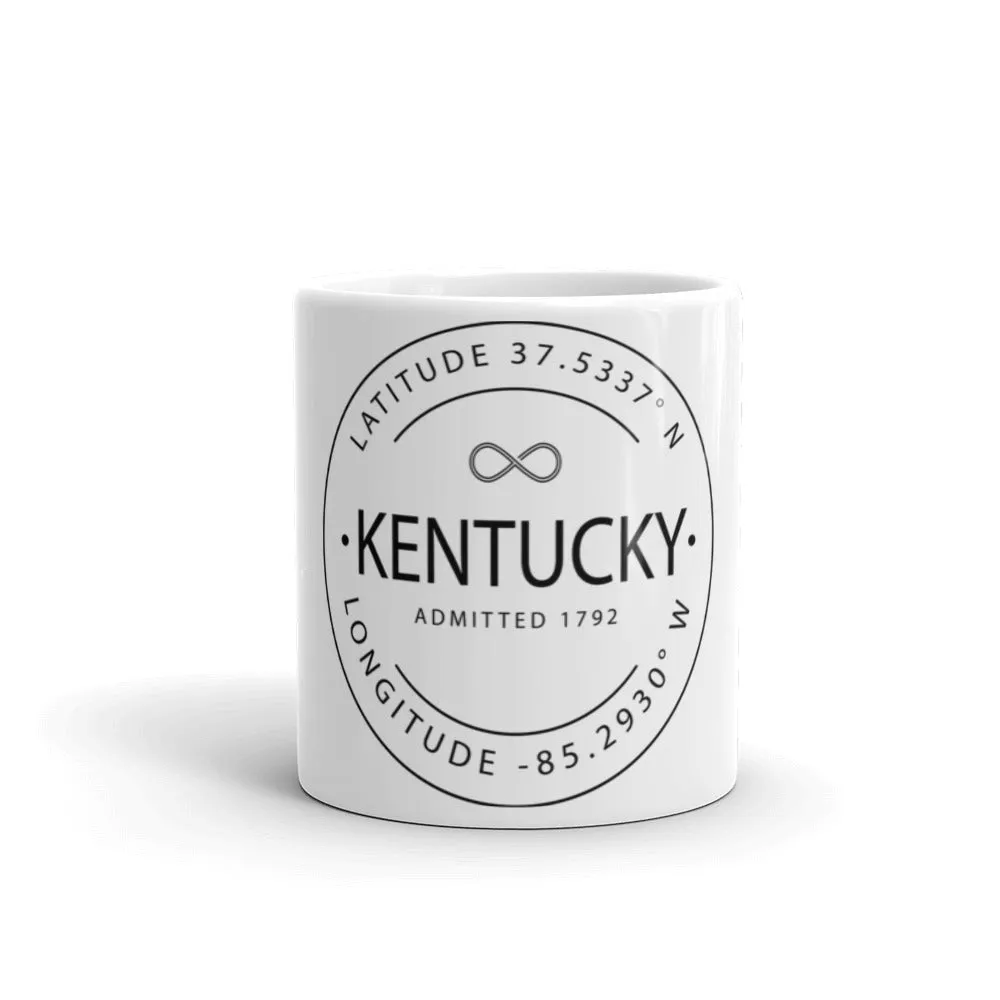 Kentucky - Mug - Latitude & Longitude