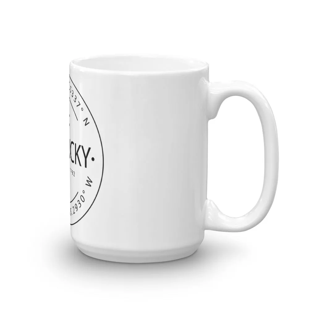 Kentucky - Mug - Latitude & Longitude