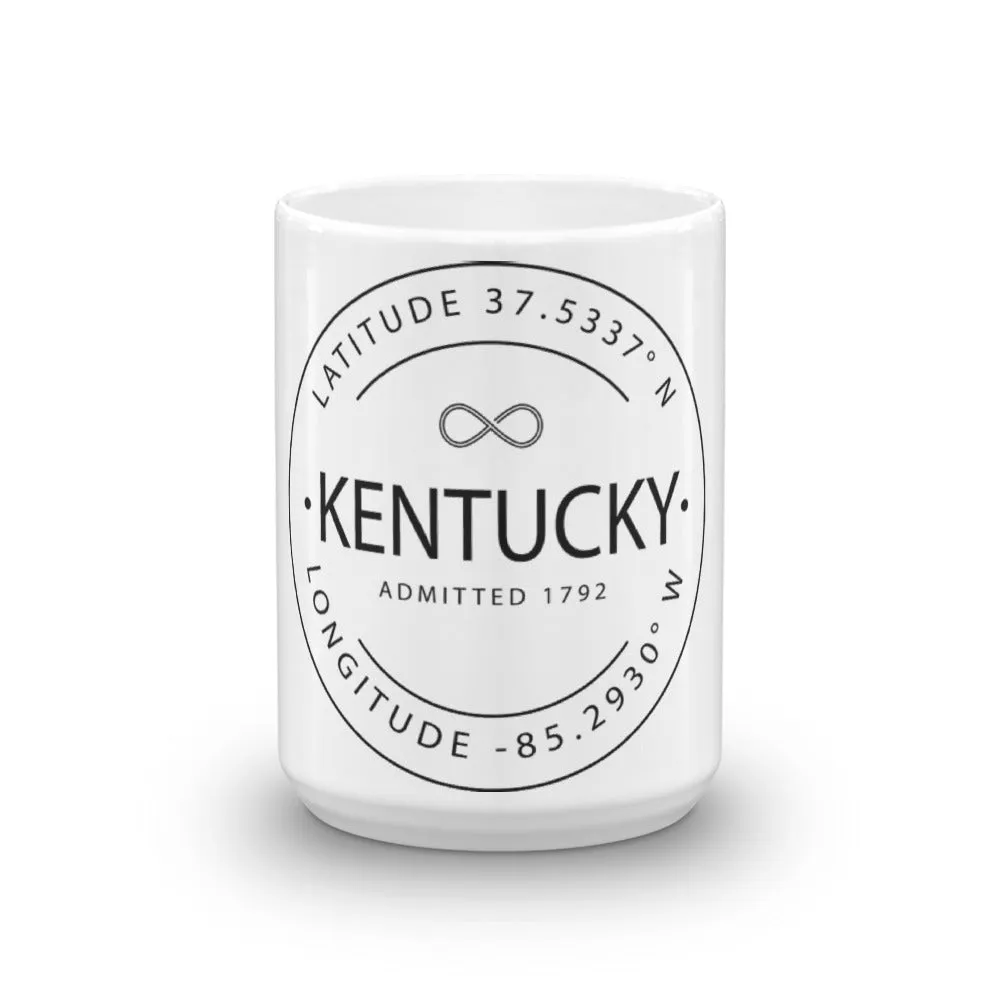 Kentucky - Mug - Latitude & Longitude