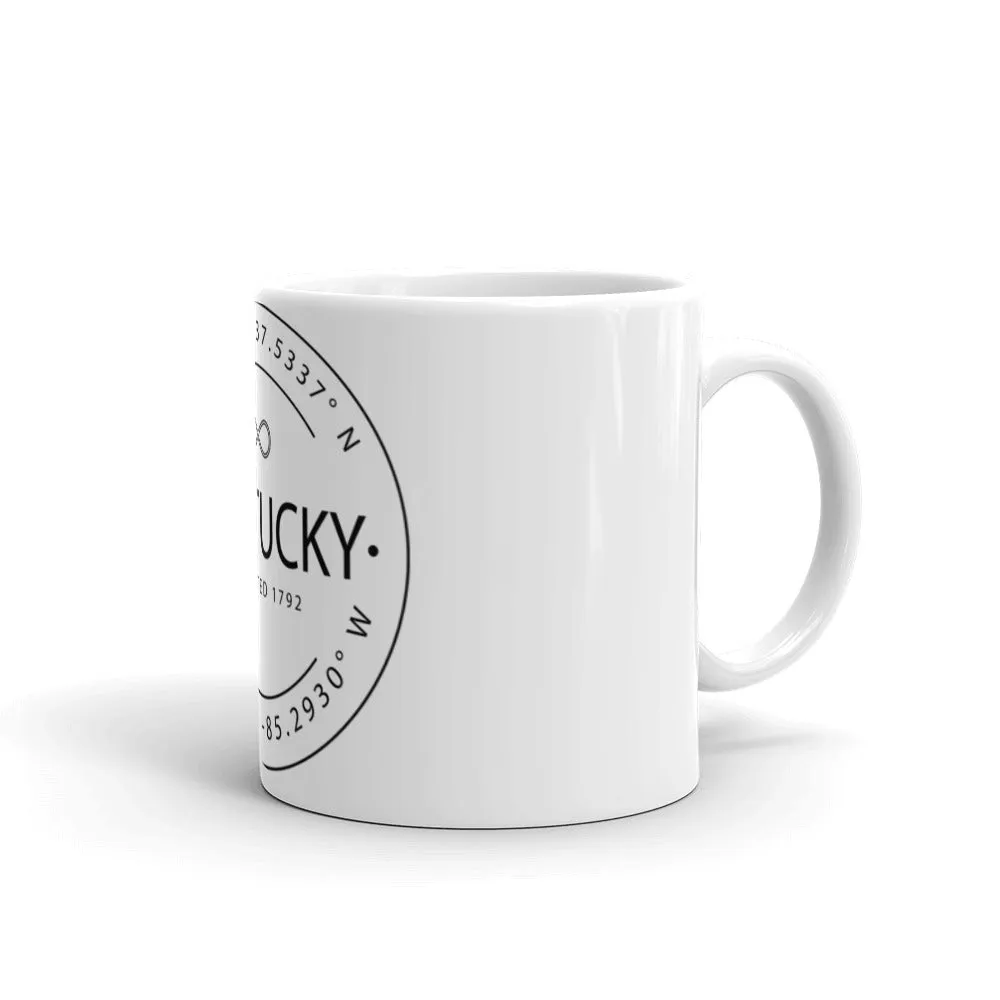 Kentucky - Mug - Latitude & Longitude