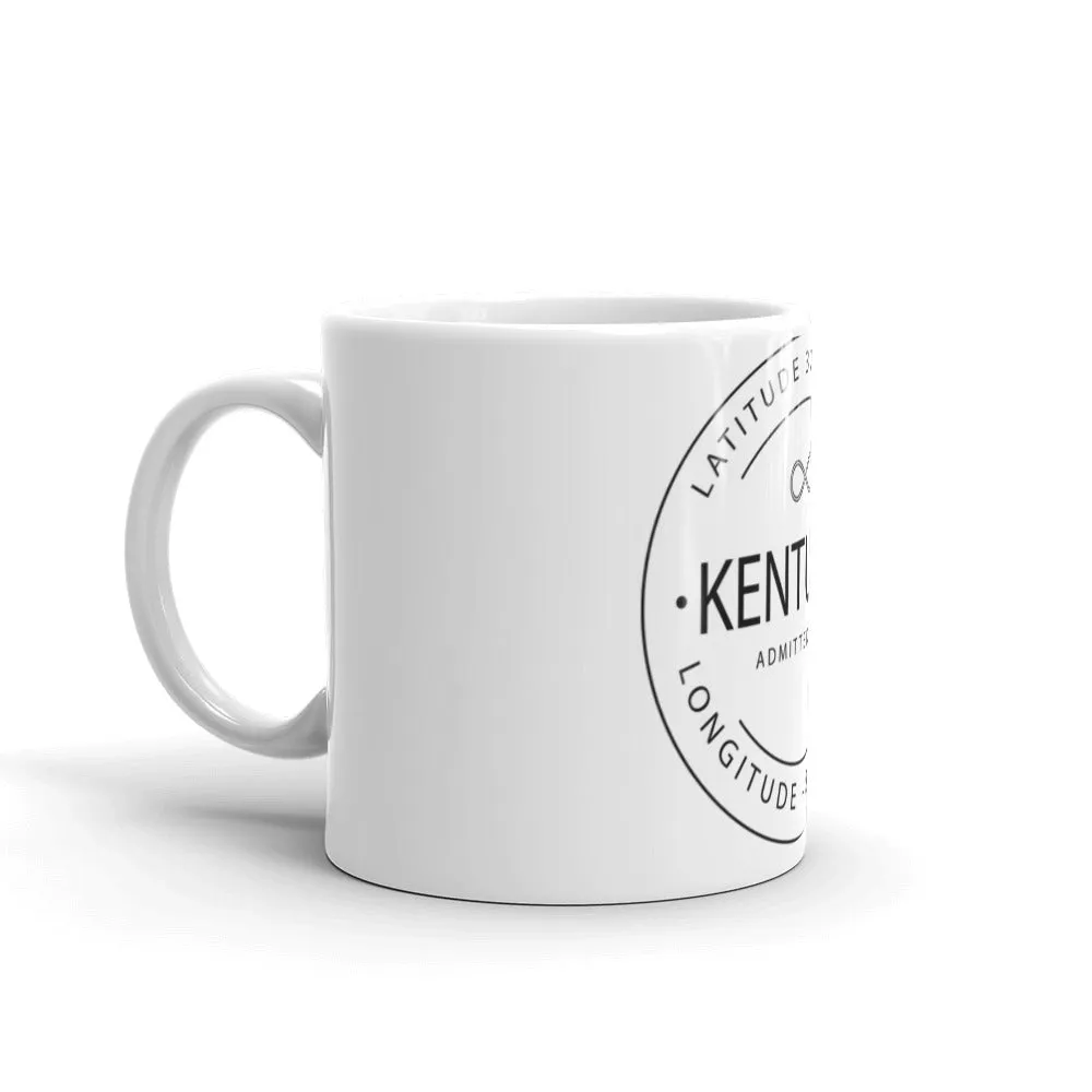 Kentucky - Mug - Latitude & Longitude