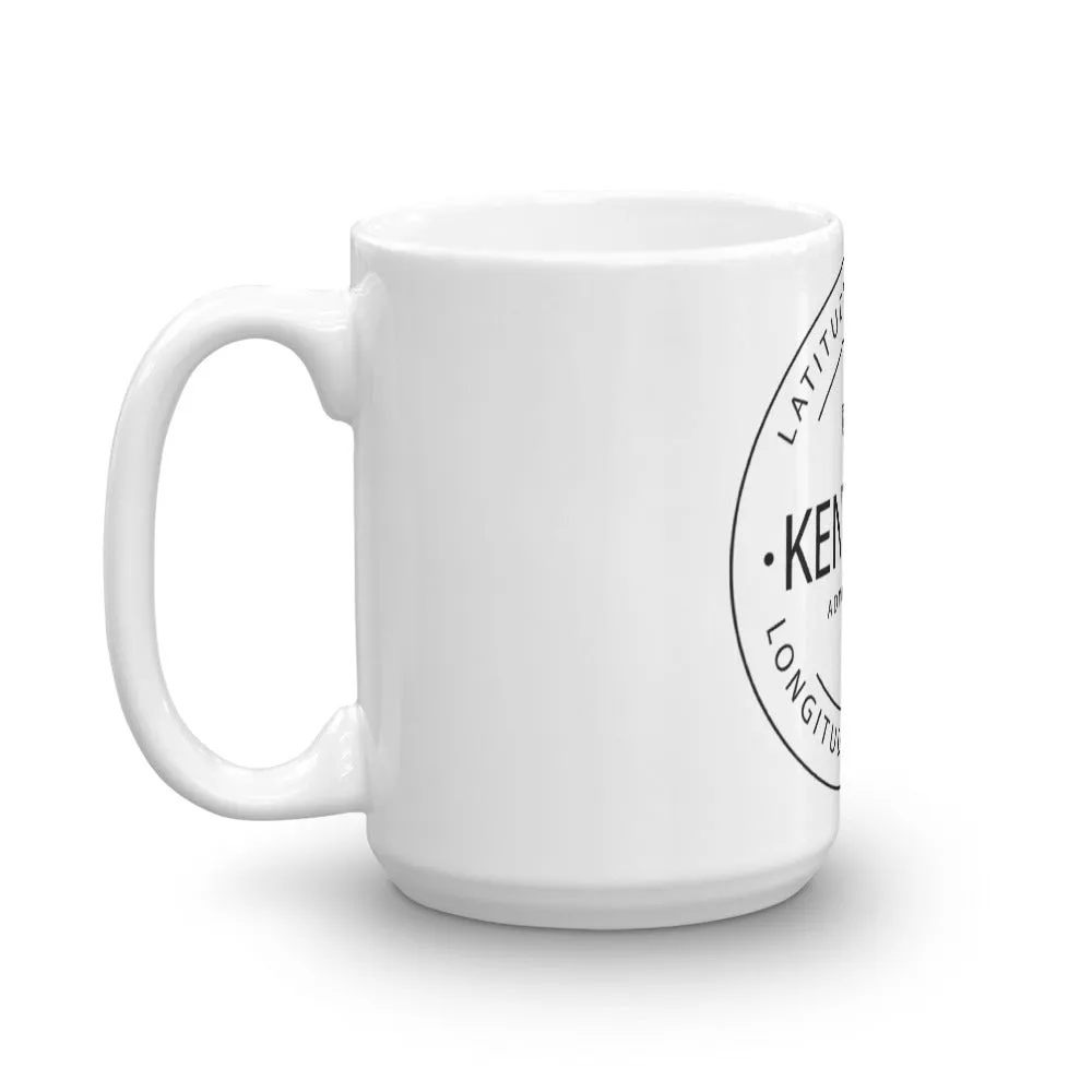 Kentucky - Mug - Latitude & Longitude