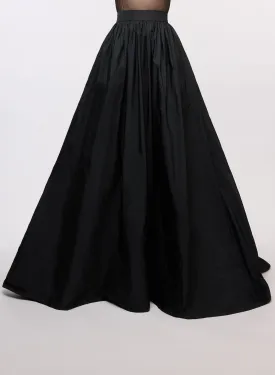 Long Taffeta Skirt