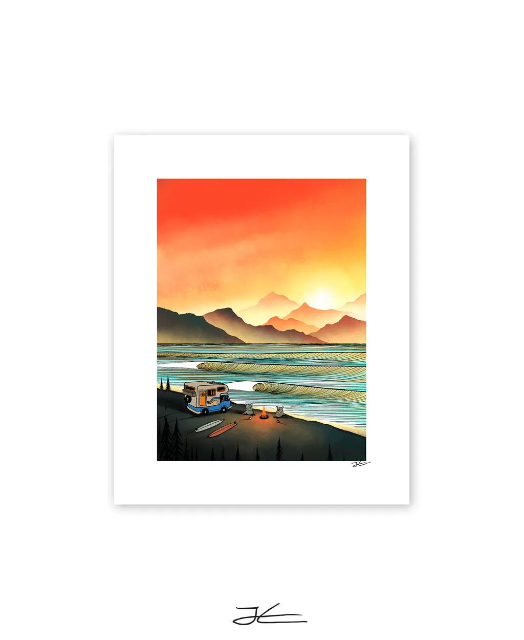 Magic Evening - Print/ Framed Print