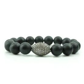 Matte Black Onyx Pavé Bracelet