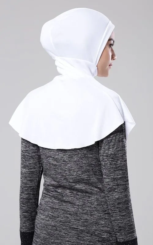 Milk Silk Instant One Piece Hijab - White