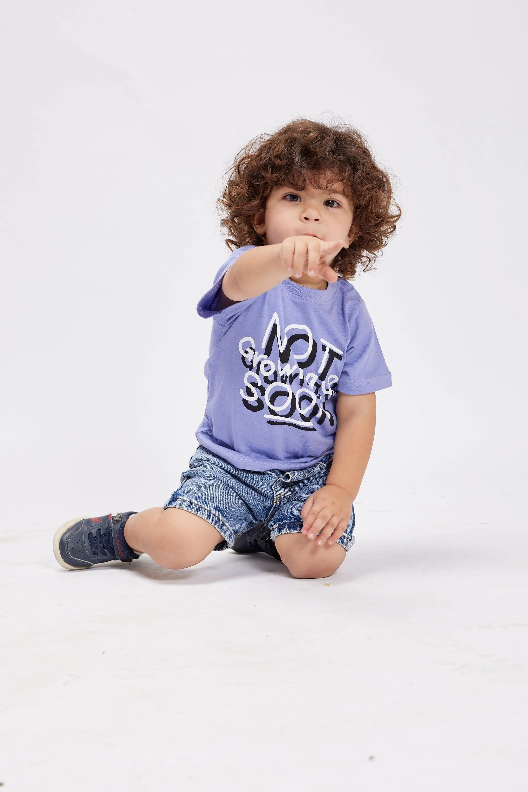 Not Growing Up Soon Printed Kids Tee