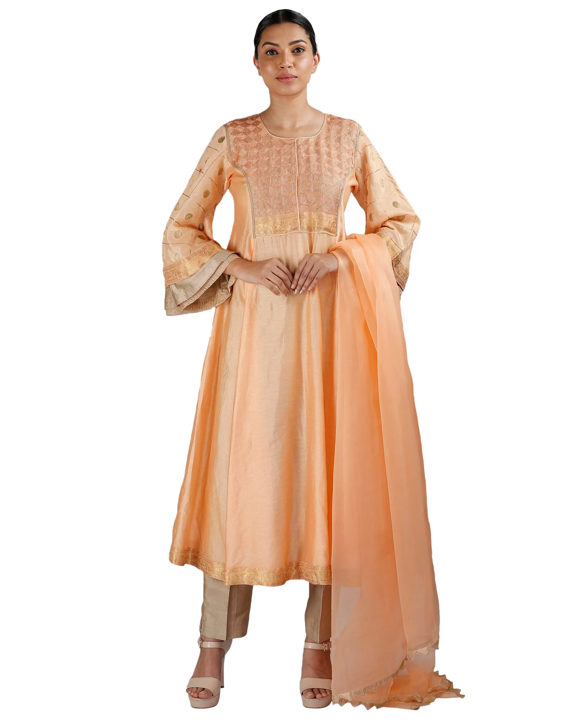 Peach Salwar