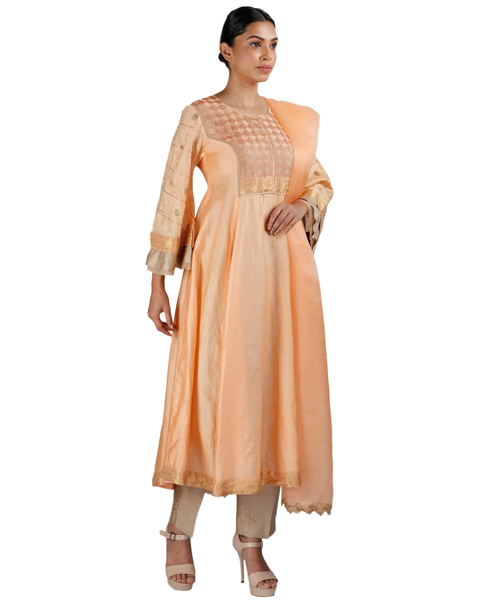 Peach Salwar