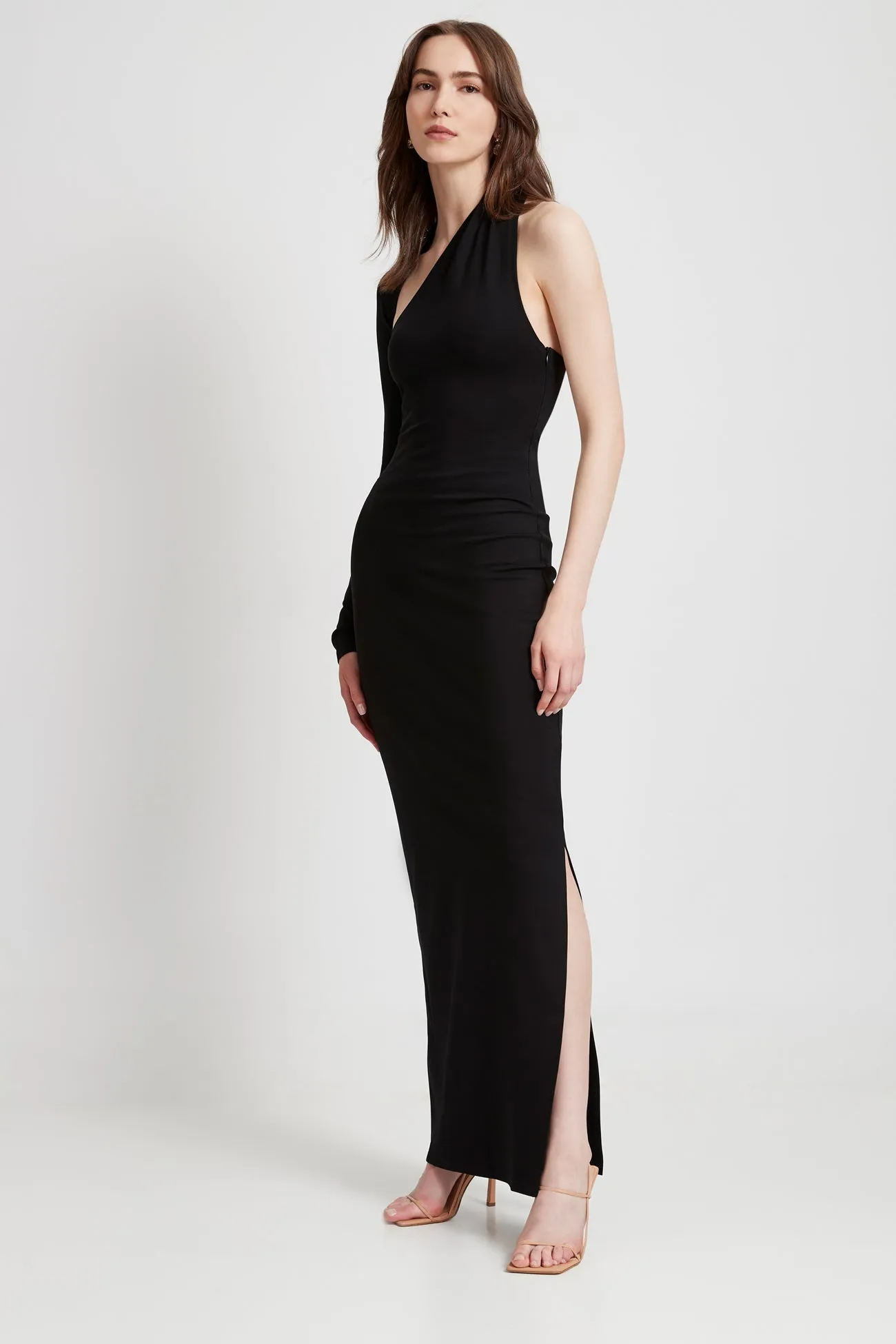 Petite Manhattan Slit Gown