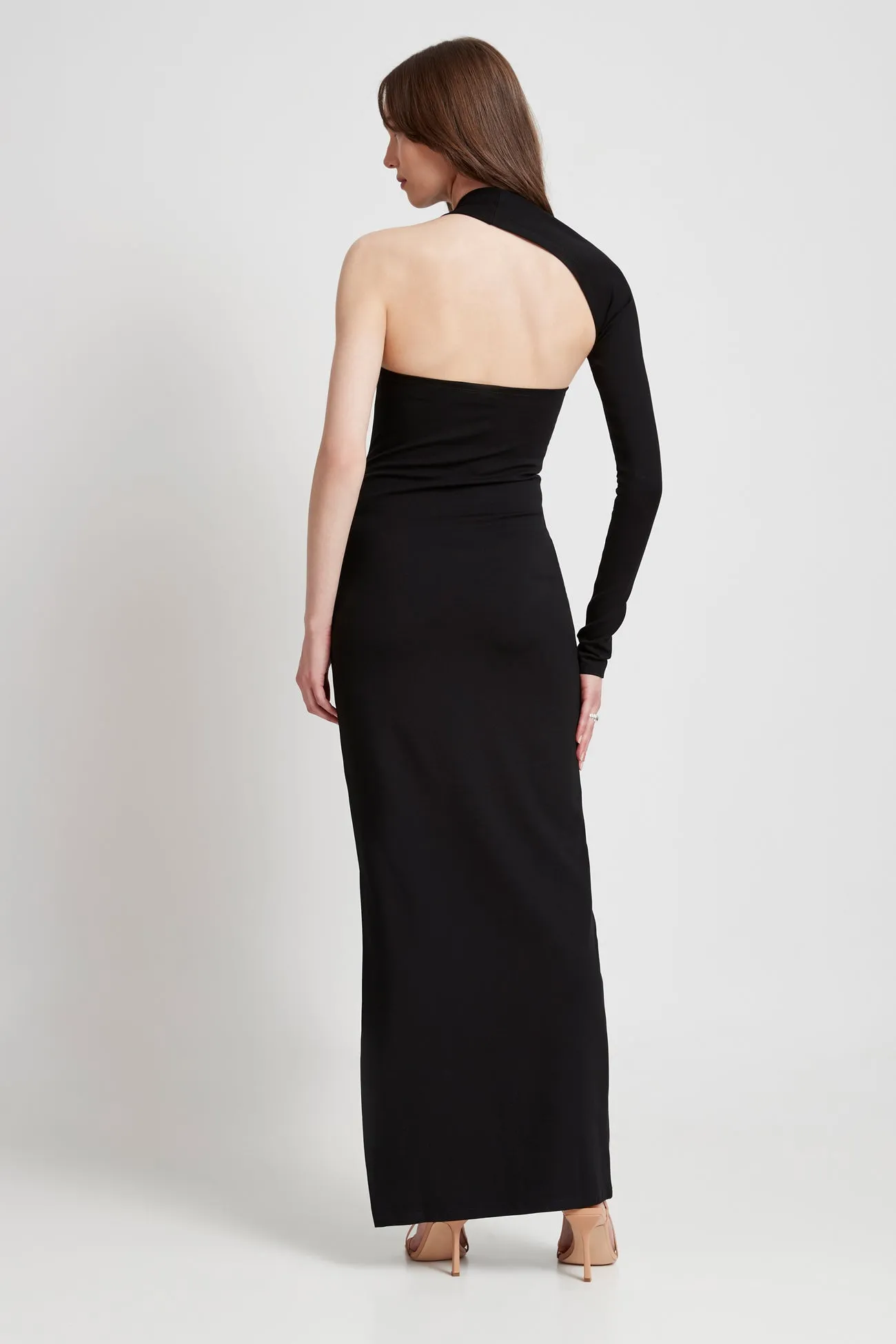 Petite Manhattan Slit Gown