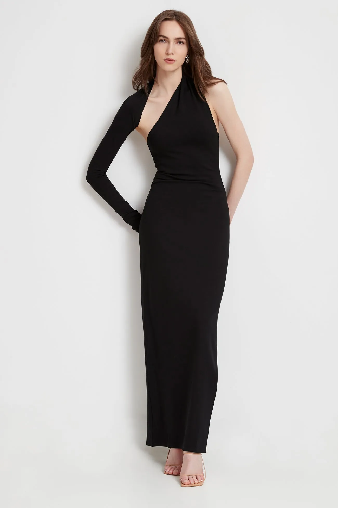 Petite Manhattan Slit Gown