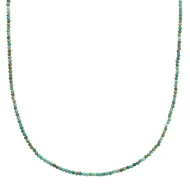 Petite Turquoise Bead Necklace