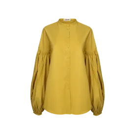 Pleated-Sleeves Shirt