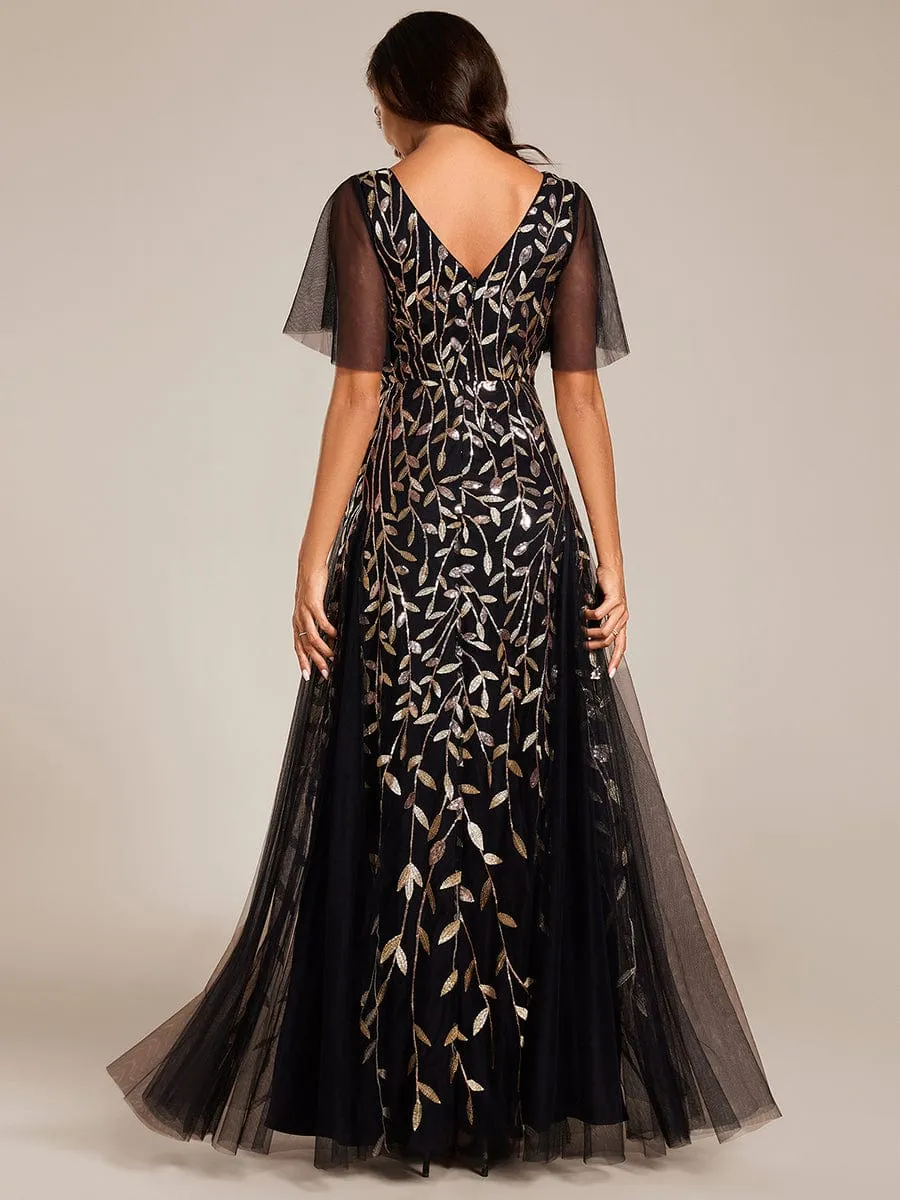 Elegant Plus Size Floor-Length Formal Evening Gowns for Weddings