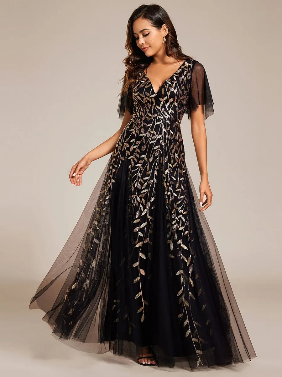 Elegant Plus Size Floor-Length Formal Evening Gowns for Weddings