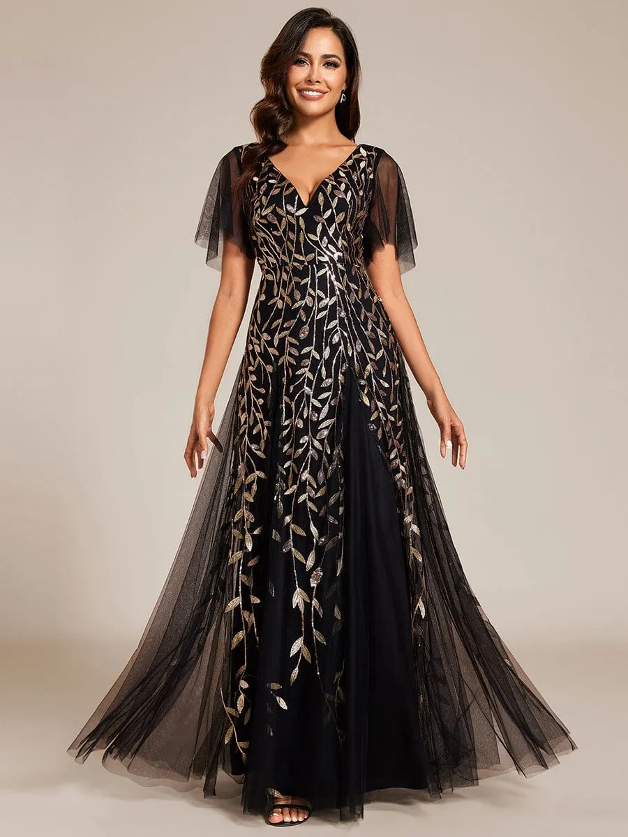 Elegant Plus Size Floor-Length Formal Evening Gowns for Weddings