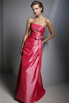 Sale Strapless Taffeta Gown Size 10  Style 607